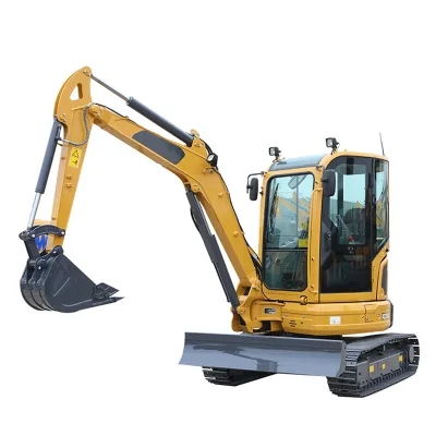 XE35U 3.5 Ton Hydraulic Mini Crawler Excavator with Enclosed Cab for Construction Landscaping Farm