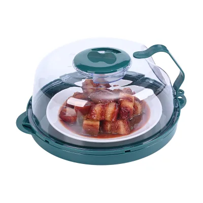Eco-Friendly Plastic Microwave Splatter Food Covers Dishwasher Safe for Home Kitchen Cooking Food Heating & Preservation