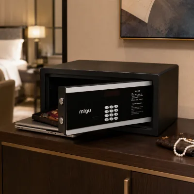 China Safe Box Electronic Digital Safe Box for Hotel Rooms Safe Boxes for Hotel Rooms with Digital Lock & Security Protection