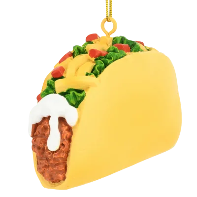 Taco Food Christmas Ornament
