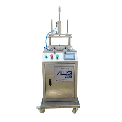Ailusi 12 Holes Semi-Auto Air Blast Lipbalm Releasing Machine Lipstick Demoulding Machine