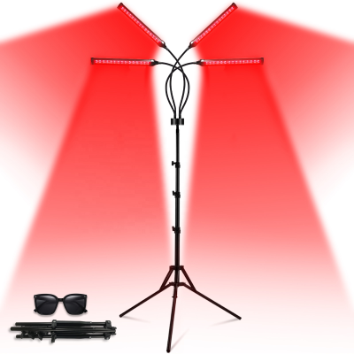 Red Dot LED 3-in-1 Near Infrared Red Light Therapy Horizontal Floor Stand Red Light Therapy Instrument