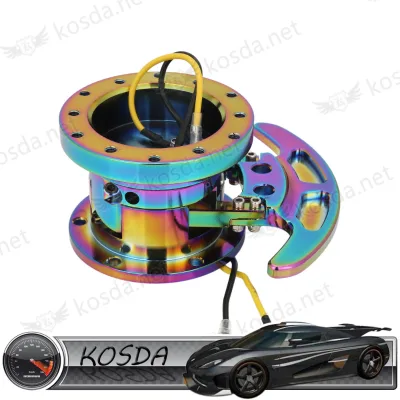 Universal Racing Aluminum Steering Wheel Quick Release Hub Tilt up of Steering System Kit