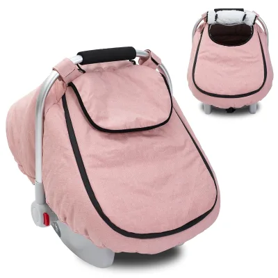 Baby Car Seat Covers Universal Cold Weather Shield Warm and Cozy Carseat Covers Canopy Water Resistant