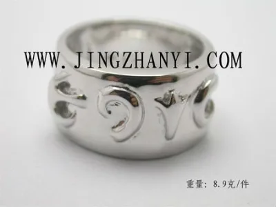 2015 Cheap Mens Ring, Letter Printed Ring, Metal Ring