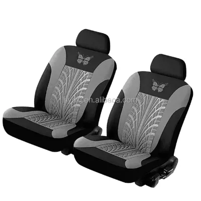 Anjuny Universal Size Leather Edging 3d Suede Cushion Car Interior Accessory Front Seat Cover for Car Seat Covers
