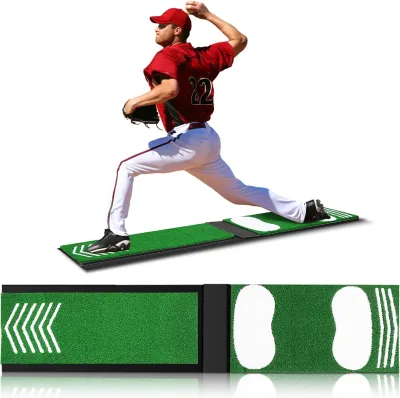 Good Quality 137cm Baseball Pitching Mat Baseball Action Posture Corrector Anti-Slip Folding Baseball Equipment