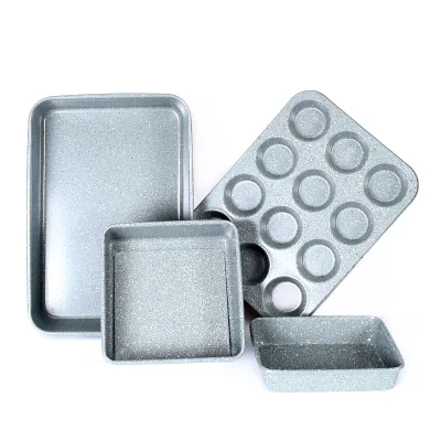 Factory Customized Logo Style Metal Cake Pans Set Baking Dishes Eco-Friendly Baking Supplies
