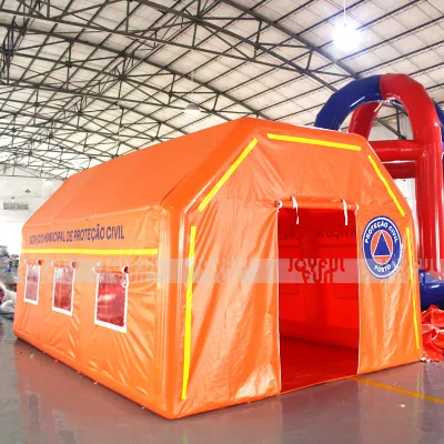 Joyful Fun Customized Disaster Relief Inflatable Field Hospital Tent Medical Inflatable Tent