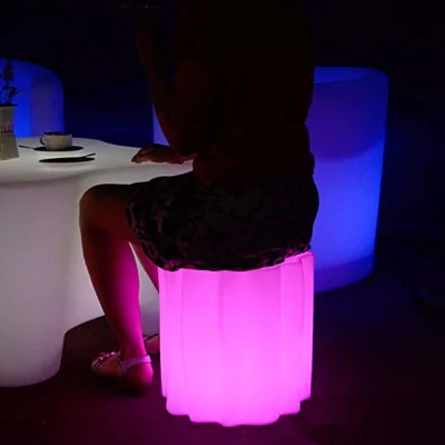 Luminous Seat Motif Light Colorful Stump Stool Decorative Lighting Motif Lampunsure Villa Living Room Stump Seats Suite