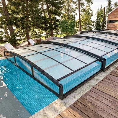 DIY Durable Outdoor Swimming Pool Protective Cover Garden Building Factory Direct