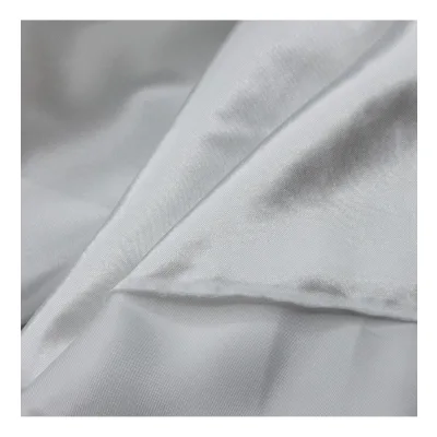 Wholesale Cheap Price Bridal Solid Satin Fabric for Wedding Dress Thin and Soft 100% Polyester Silky White Satin Fabric