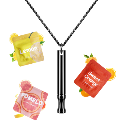 Meditation Harmless Cigarette Quit Smoking Aid Panic Attack Relief Anxiety and Stress Relief Supplements Breathing Necklace