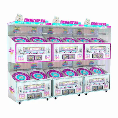 Kids Prize Gaming Machine 4 Player Turntable Arcade Games Metal Coin Acceptor for Amusement