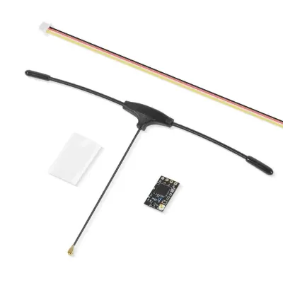 ELRS 915MHz/2.4G Receiver 3.3.0 ExpressLRS RX with T Antenna, WiFi Upgrade for RC FPV Racing Drones