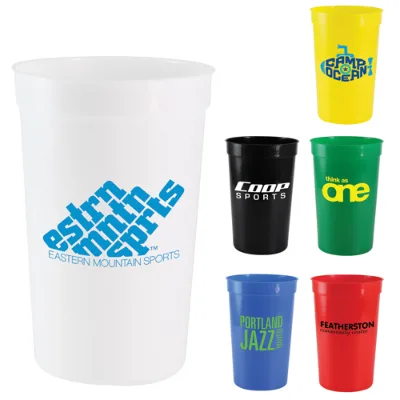 Reusable Advertising Logo Custom Printed 16 oz Classic Stadium Cup