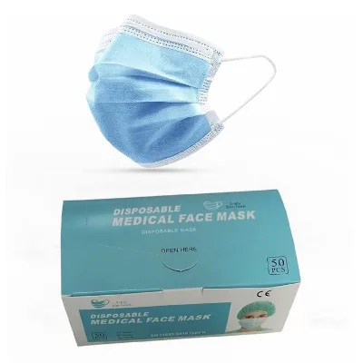 Mejor Venta De Productos 3 Capas Quirurgico Dental Procedimiento Medico Desechable No Tejida 3 Ply Mascarilla Medica