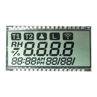Readable in All Lighting Conditions OEM/ODM HTN Transflective Energy Meter LCD