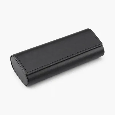 Foldable PU Leather Glasses Case Custom Logo Protective Eyewear Storage Box Portable Packaging for Optical Frames and Sunglasses