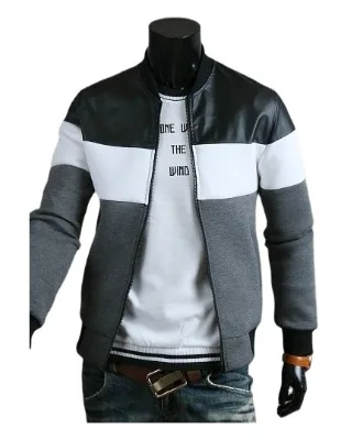2022 Leisure Splicing Design Jacket  New Men's Spring and Autumn Men's Wear