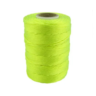 Fluorescent Yellow Building Line Bricklaying Lines 500feet