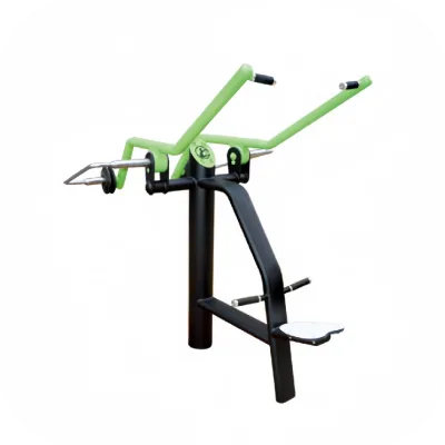 Horizontal Push Trainer, Outdoor Fixed-Track Fitness Equipment