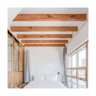Waterproof Polyurethane Ceiling Faux Wood Beams Oak Finished Faux Wood Beam PU Faux Beam for Home Decor