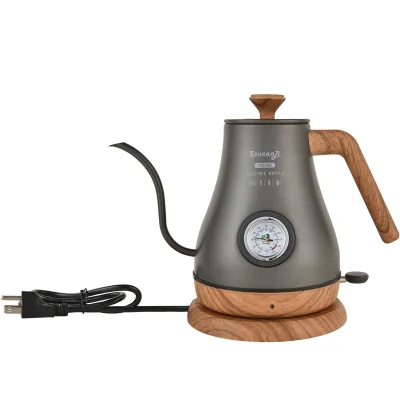 Electric Gooseneck Pour Over Kettle Coffee Kettle with Thermo Metal Material