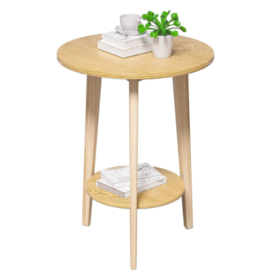 2-Tier Nightstand Coffee End Table for Living Room Bedroom