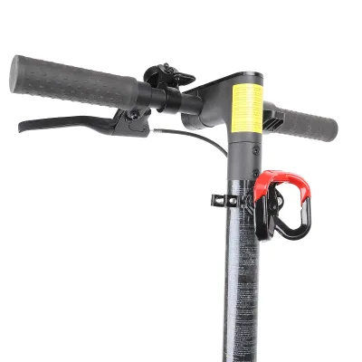 Double Mental Hook with Fixed Ring for  Scooters and Other Scooters M365 Pro Universal Dual Standing Storage Hook