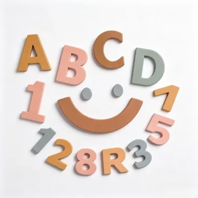 OEM Custom Colorful Magnetic Alphabet Letters Uppercase Lowercase Preschool Kindergarten Teaching for Kids