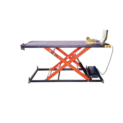 Motorcycle Lift 220V Load 1200kg Double Cylinder Hydraulic Scissor Motorcycle Lift Table