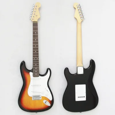 Wholesale For Students And Beginner Electric Guitar Kit With Electric Guitar Stand And Guitar Strings and Bag Case For Sale OEM