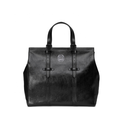 Gionar Black Business Office Lawyer Student Attache Case Lock Custom Vegan Leather Bag Briefcase for Men