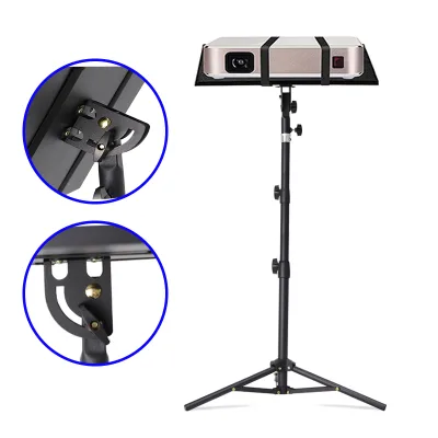 Adjustable Outdoor Mount Hanging Portable Heavy Duty Folding with Tray Homemade Movie Officeworks Tripod Stand for Projector