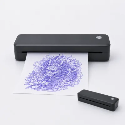 Wireless A4 Thermal Tattoo Stencil Printer No Ink Portable Tattoo Transfer Printer for Tattoo Artists OEM Logo