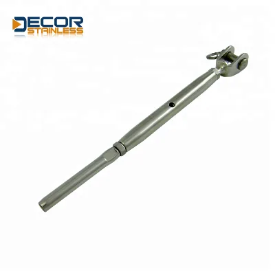 Stainless Steel Closed Body Turnbuckle Jaw Galvanized Swage for Wire Rope Rigging Screw for Heavy Industrial Use
