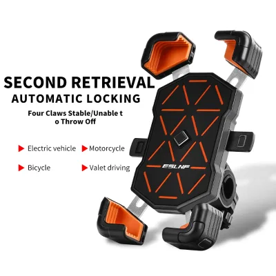 360 Degree Quick Release Bicycle Phone Holder Motorcycle Bike Handlebar Mount Mobile Phone Holders for Motor Bikes