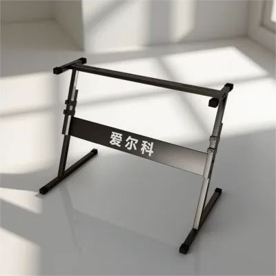Stable Metal Keyboard Stand: Easy Setup and Compact Foldable Z-Structure