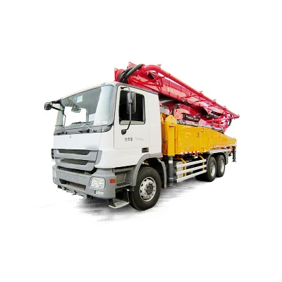 Chinese Famous Brand New Diesel Automatic High-Performance HB47VH Concrete Pump Truck for High-rise Buildings