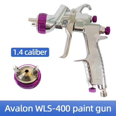 Avalon WLS-400 Spray Gun 1.4 Nozzle Car Paint Pneumatic Tool 600ml Air Consumption Spray Gun with Cup Gravity Feed