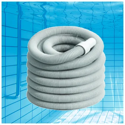 Cleanwell Factory High Quality Spiraled Vacuum Swimming Pool Hose 2 Color Options 11m X 1-1/2\" with Standard Cuff Cleaning Hose