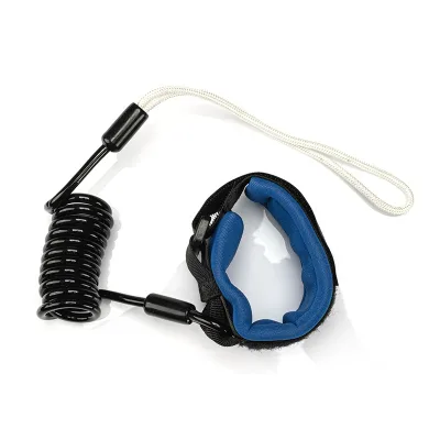 Custom Color Diving Coiled Lanyard Safety Tool Lanyard with 2 X Fishing Pliers Carabiners