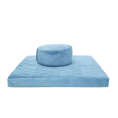 Factory Wholesale Eco Friendly Buckwheat square Meditation Cushion