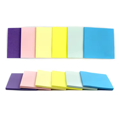 Factory New Colored Note Memo Pad Square Colorful Sticky Notes