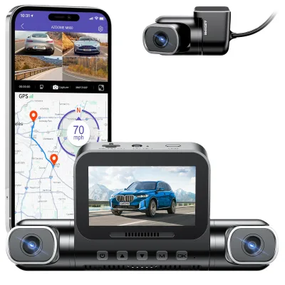 AZDOME M660 Dash Cam 4K 4CH Car DVR GPS 4G WiFi Built-in 128GB EMMC Voice Control 24H Parking Monitor Video Recorder Night