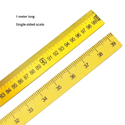 Star Moon R-100 1M/100CM Inch Centimeter Double Scales Wooden Tailor's Straight Ruler for Teaching Demonstration Tailoring