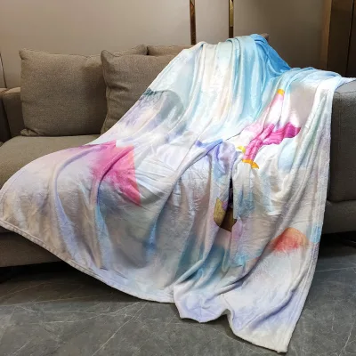 Designer Lovey Minky Polyester Baby Blanket Wearable Knitted Print Home Winter Christmas Parties-Promotional Gift Sublimation