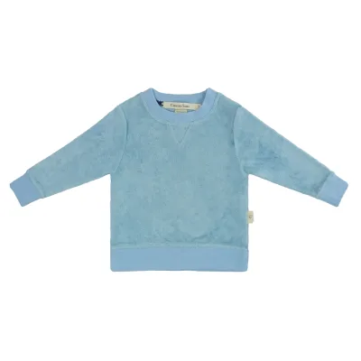 Sweater O-Neck Long Sleeve Organic Cotton Hoodies Baby Girls Toddler Fall Tops Comfortable Breathable