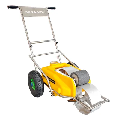 Eco-Friendly Sports Field Cold Paint Line Marking Machine for Stadium Running Track Line Maker Tools Efficient Operation